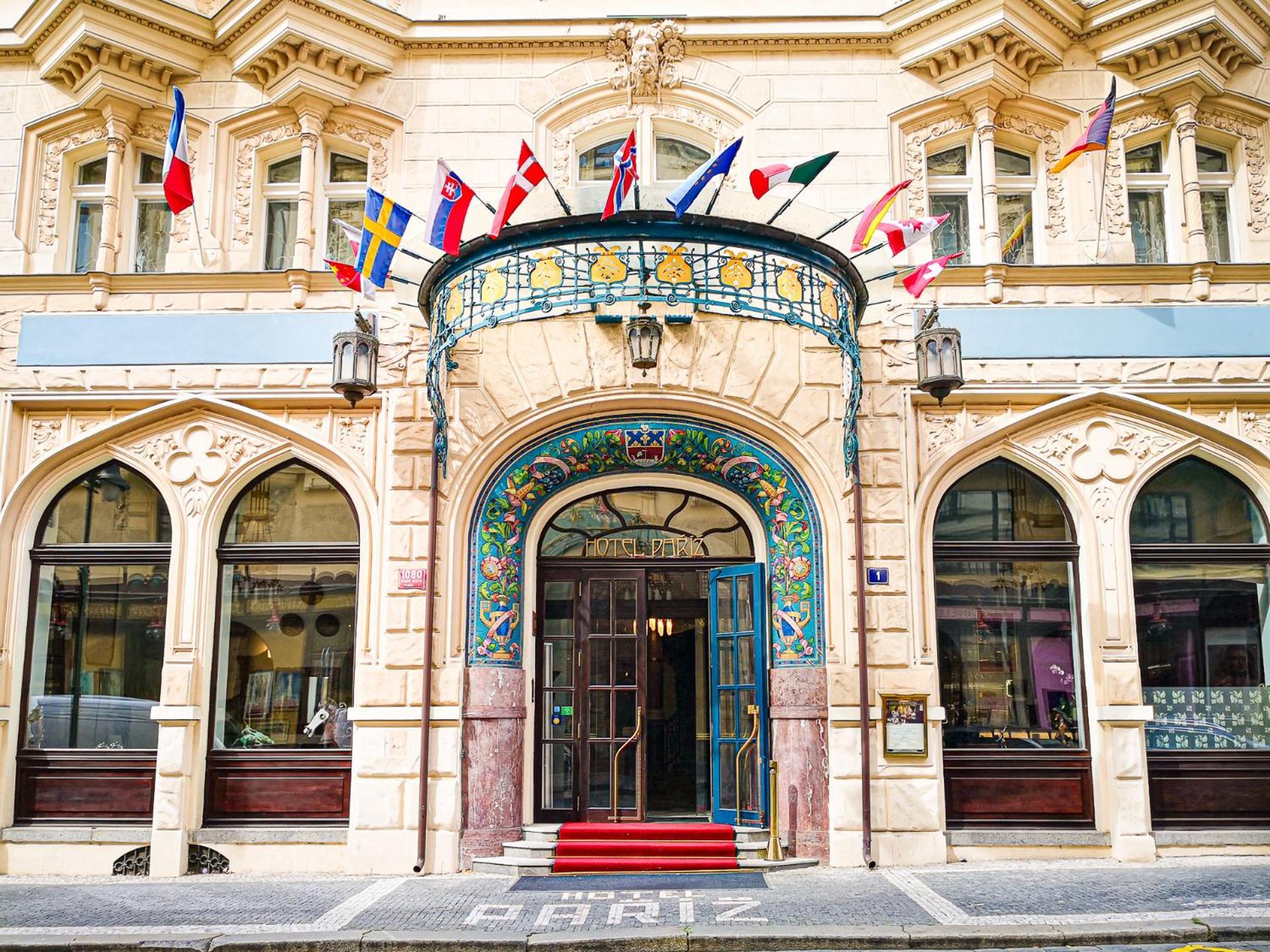 Hotel Paris Prag Exteriör bild